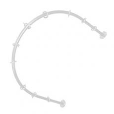 실버 벽면 탈의실봉 옷가게피팅룸 간이탈의실