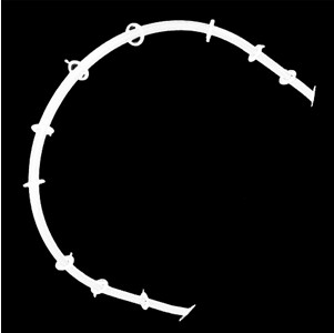 화이트 코너 탈의실봉 옷가게탈의실 간이피팅룸