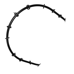 블랙 코너 탈의실봉 옷가게피팅룸 간이탈의실