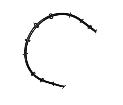 블랙 코너 탈의실봉 옷가게피팅룸 간이탈의실