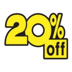 3996 20% off pop 세일쇼카드