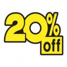 3996 20% off pop 세일쇼카드