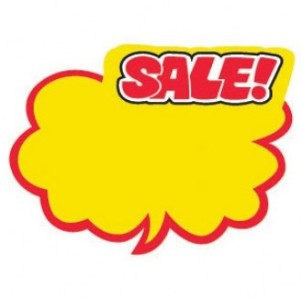 4037 구름형 SALE pop 세일문구