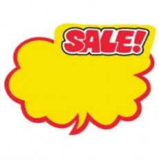 4037 구름형 SALE pop 세일문구