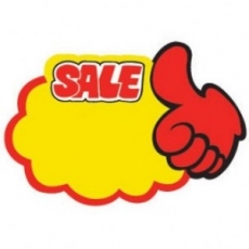 4048 엄지손 SALE스티커 세일문구