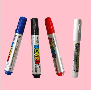 블루 레드 화이트 블랙보드마카 마카보드