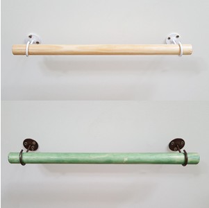 싱글걸이,우드봉 벽면옷걸이 벽부착옷걸이 세트