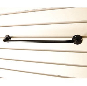 12파이 블랙 ㄷ자행거 벽행거 벽부착옷걸이