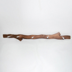 브론즈 나뭇가지 실버핀 우드벽걸이행거 벽행거