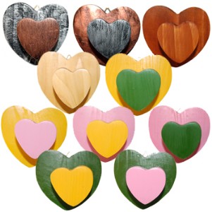 원하트 싱글 우드벽후크 우드벽후크 원목벽행거