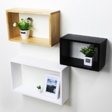 원목벽선반 우드벽선반 원목선반 사각벽선반