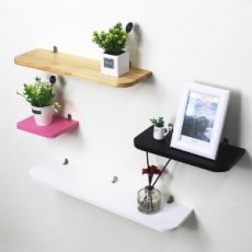 원목 벽선반 벽걸이 일자 원목선반