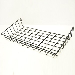 블랙 철망걸이바구니 휀스망걸이 메쉬망바구니