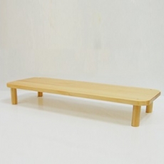 라운드 모니터 우드받침대 수제제품