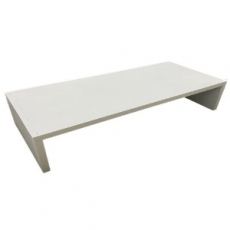 직각 화이트 모니터받침대 수제제품