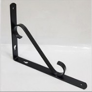 벽선반 선반받침대 철제 원목 선반 스크롤받침대