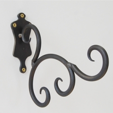 구로색 삼단걸이 벽면옷걸이 벽부착행거 부착행거