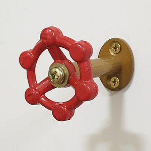 싱글 소방옷걸이