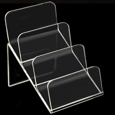 3단 아크릴 지갑 진열 진열대 지갑 받침 받침대
