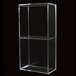 2칸 투명아크릴진열대 칸막이정리함 아크릴진열