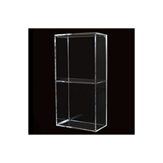 2칸 투명아크릴진열대 칸막이정리함 아크릴진열